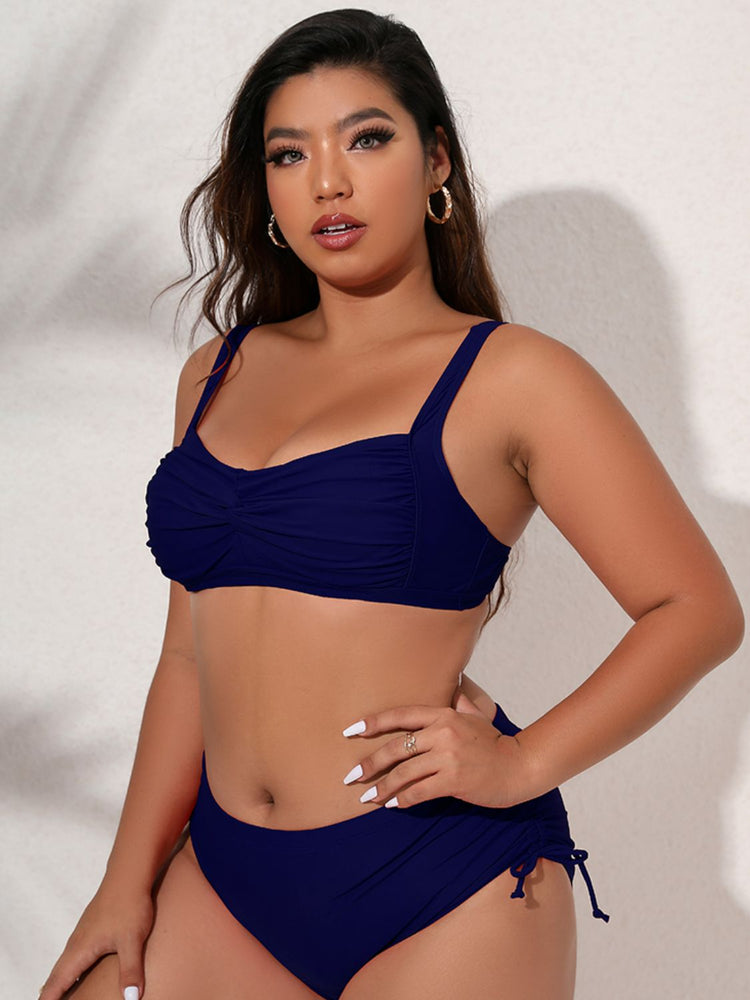Tahini Twist Front Tied Bikini Set (L-4XL)